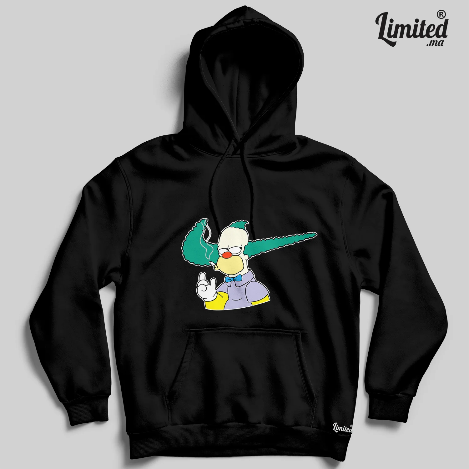 Homer Clown Hoodie (Noir)