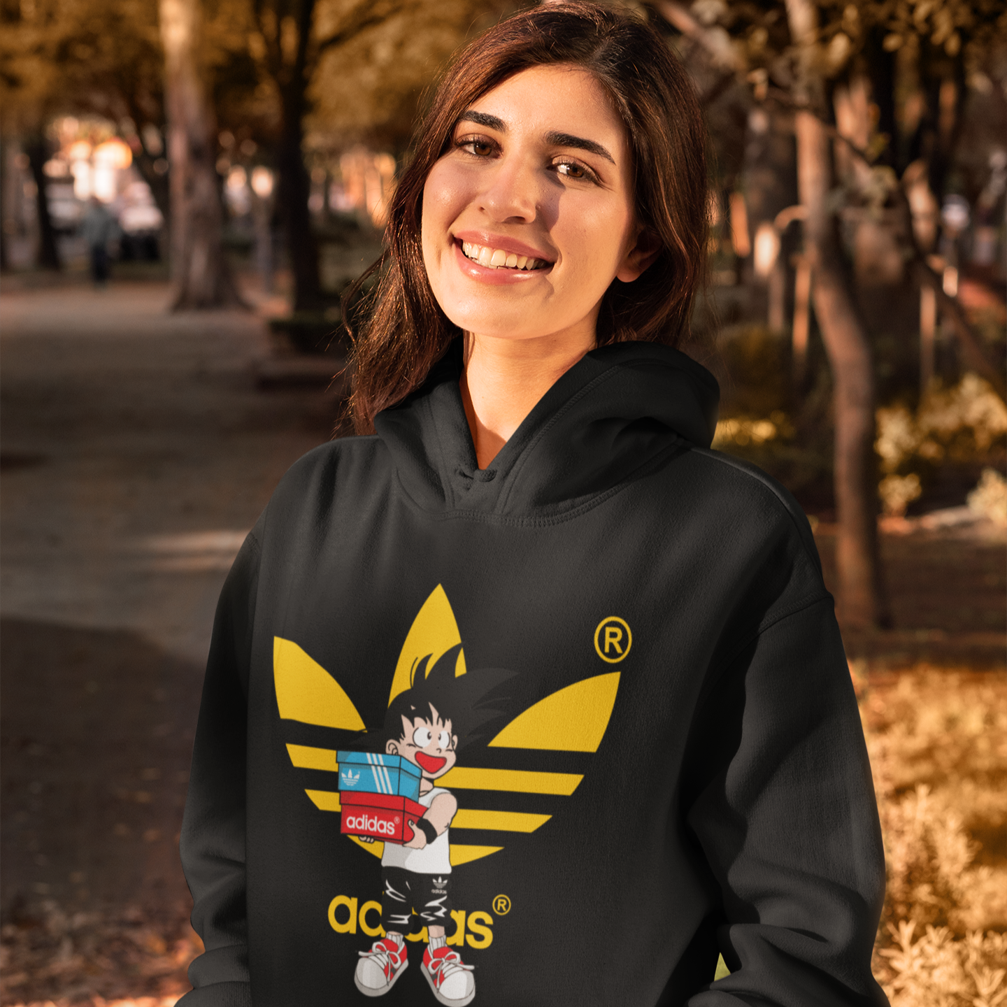 Goku Shoe Boxes Hoodie (Noir)