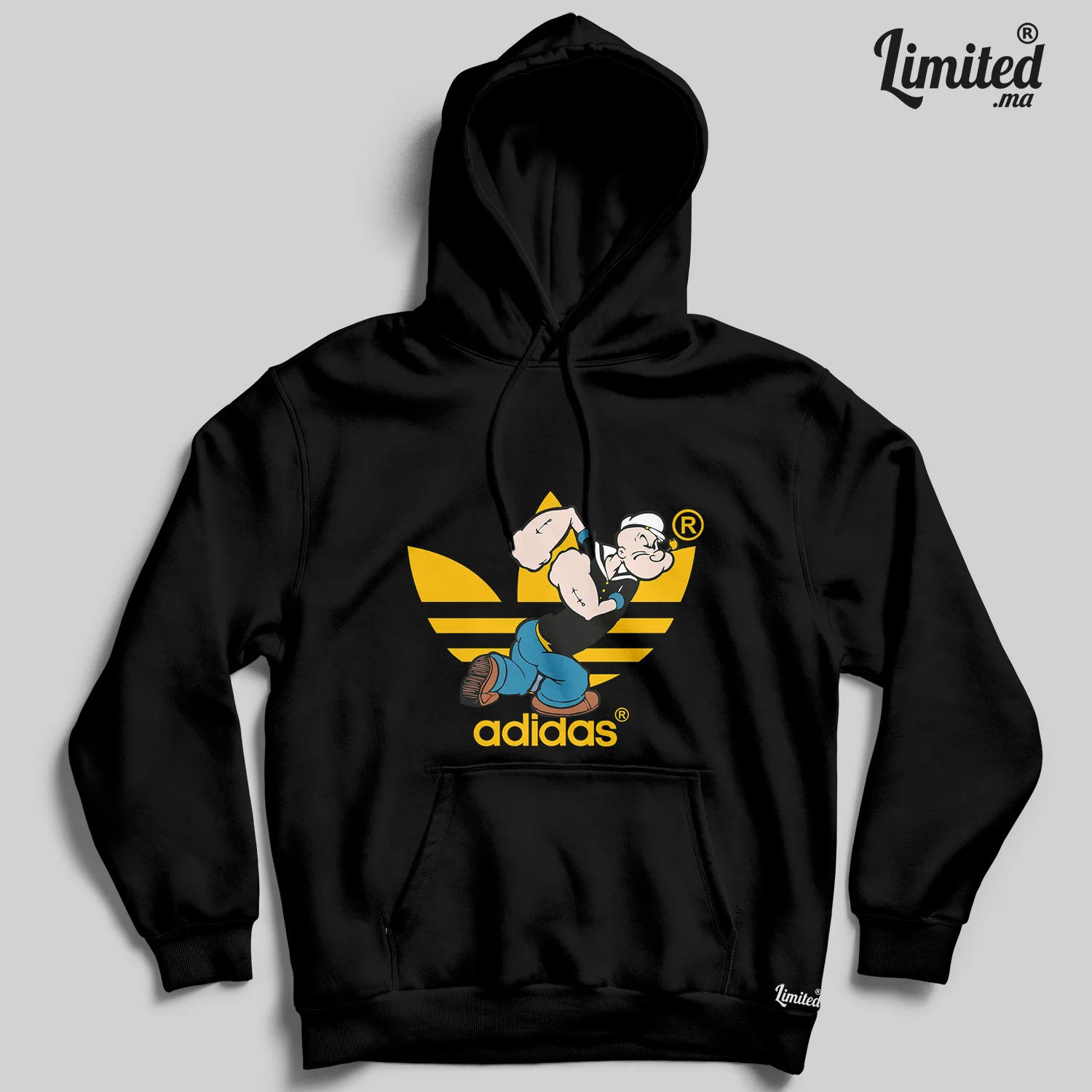 Popeye Hoodie (Noir)