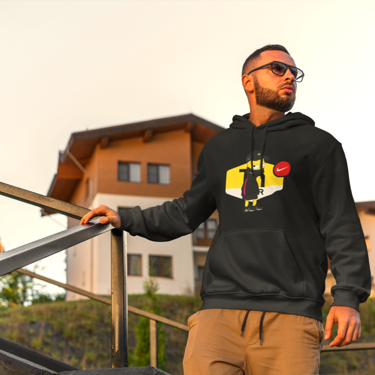 Simpson #01 Hoodie (Noir)