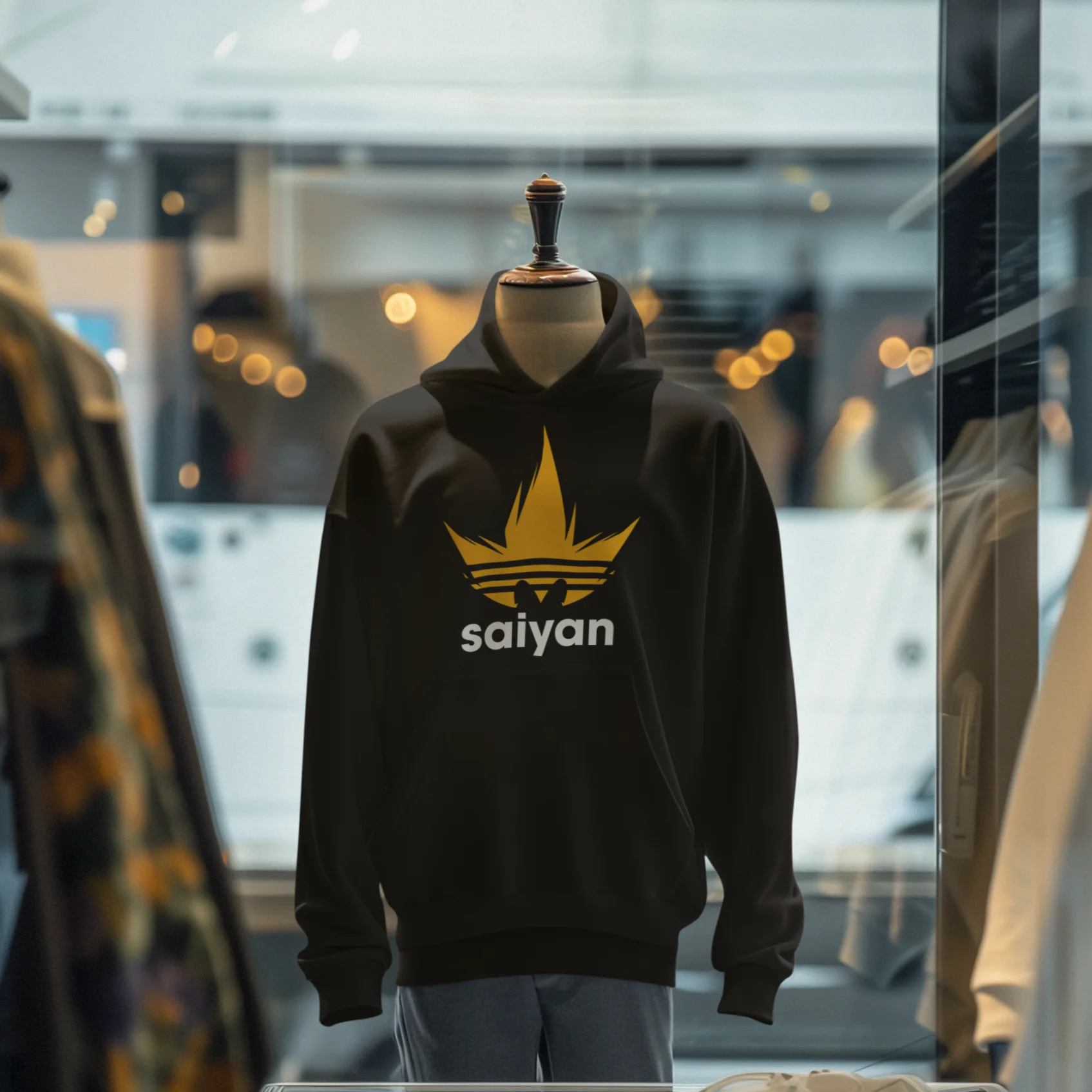 Saiyan Hoodie (Noir)