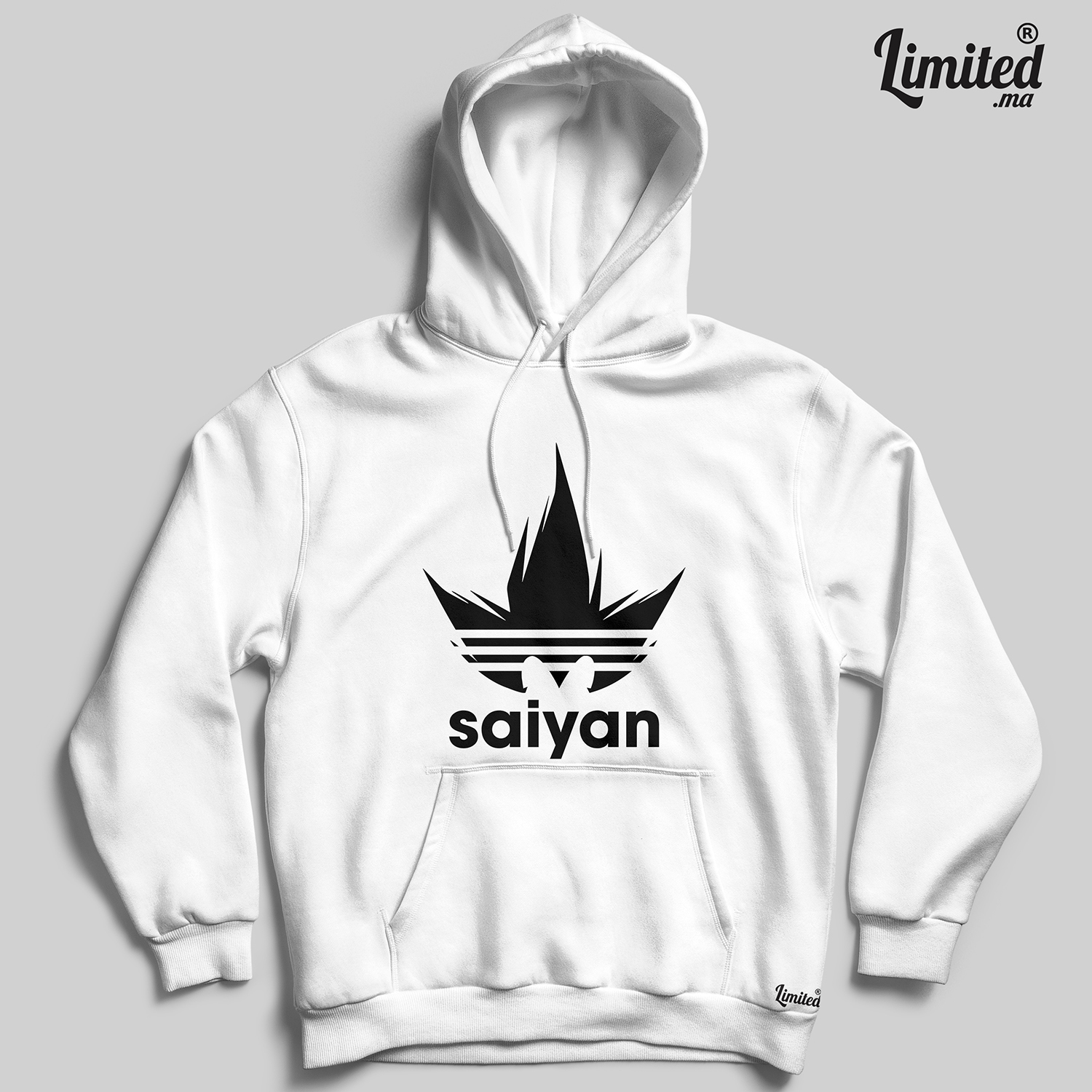 Saiyan Hoodie (Blanc)