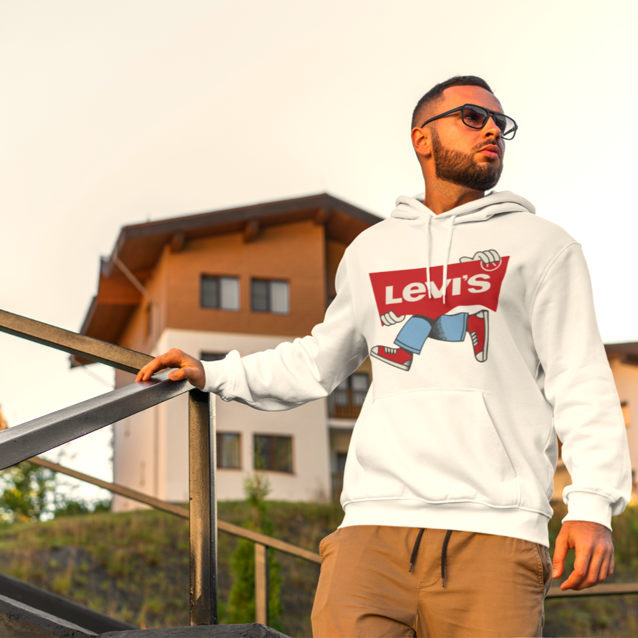 Jeans Walking Hoodies (Blanc)