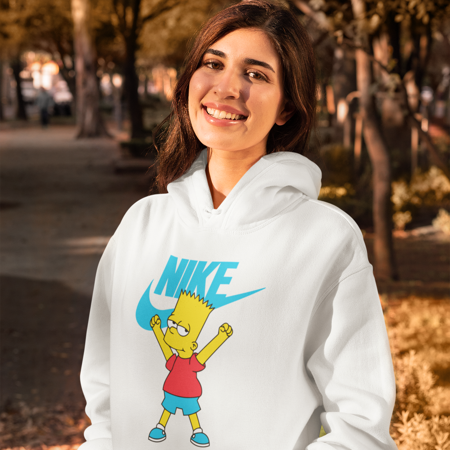 Mini Bart #02 Hoodie (Blanc)