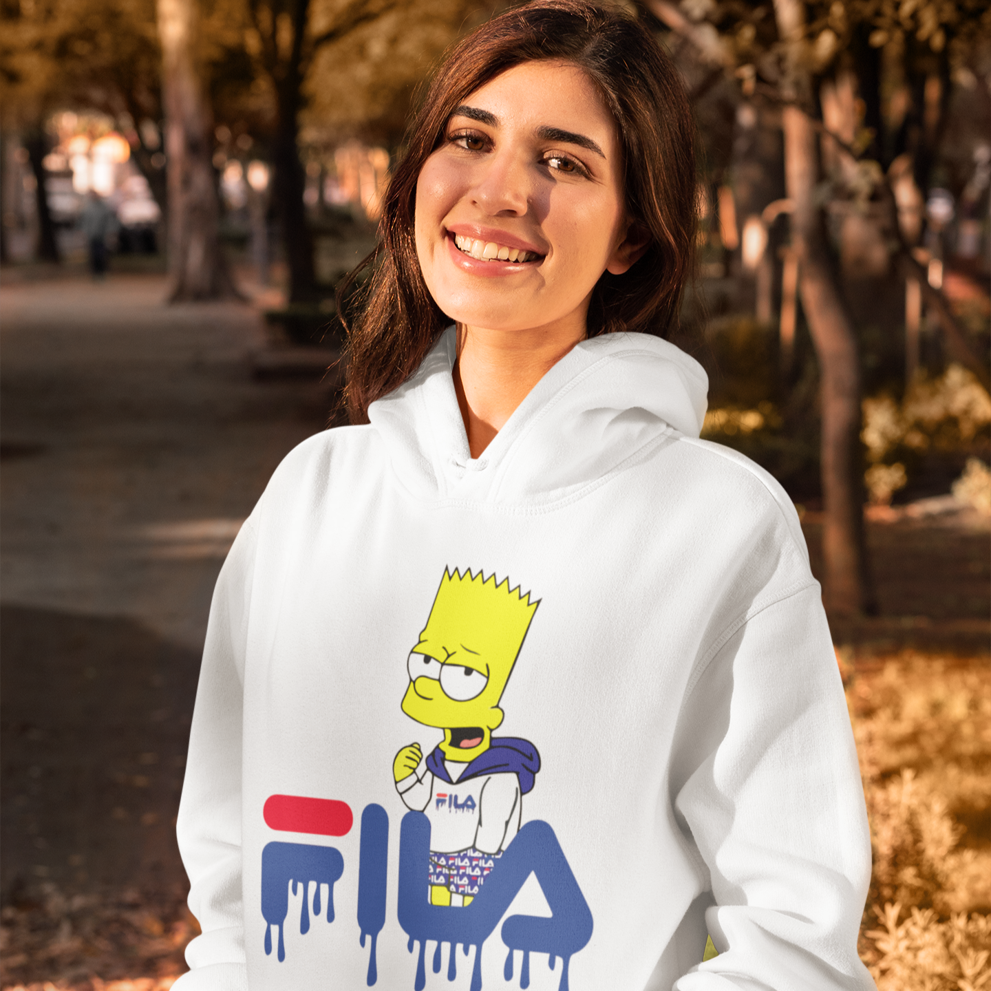 Bart #01 Hoodie (Blanc)