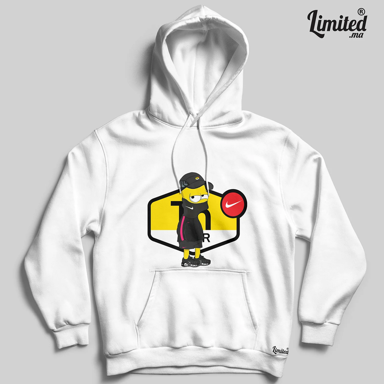 Simpson #01 Hoodie (Blanc)
