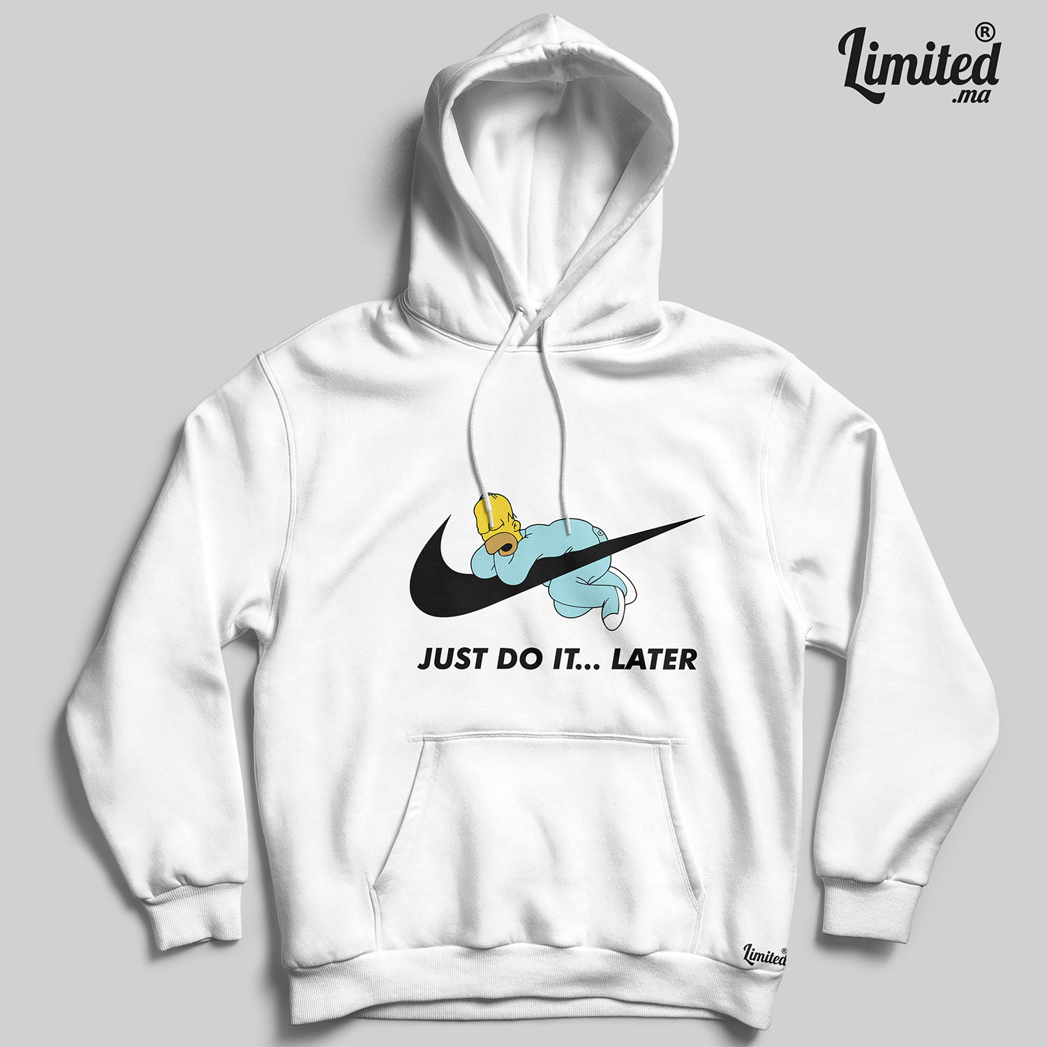 Homer #01 Hoodie (Blanc)