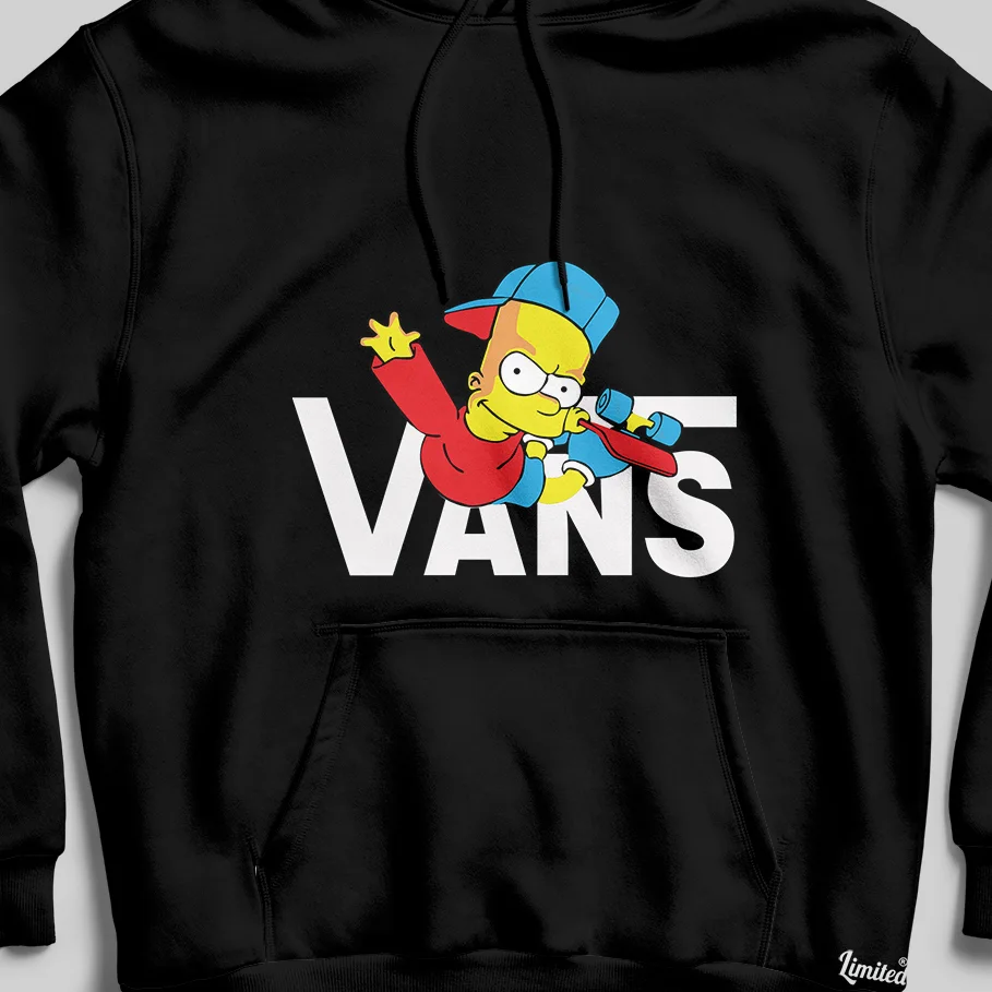 Bart Skatboard Hoodie (Noir)