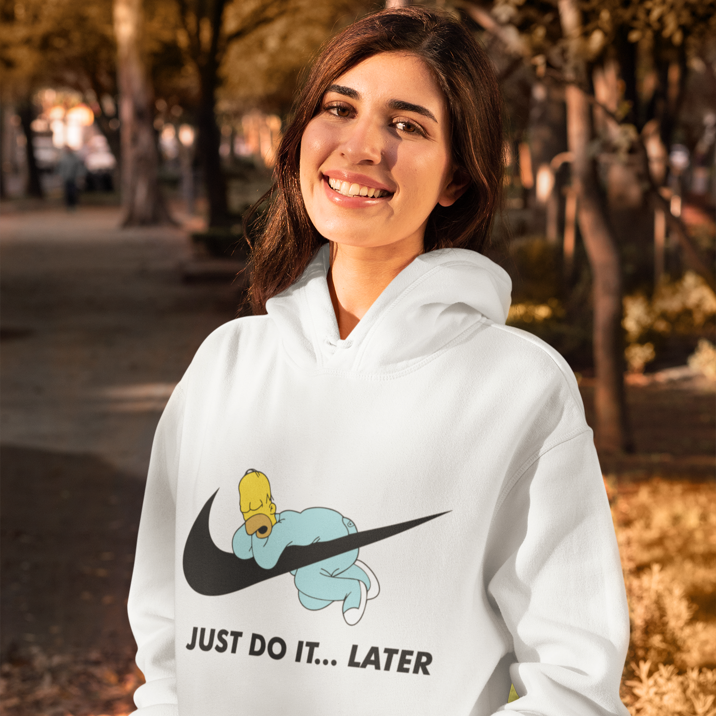 Homer #01 Hoodie (Blanc)