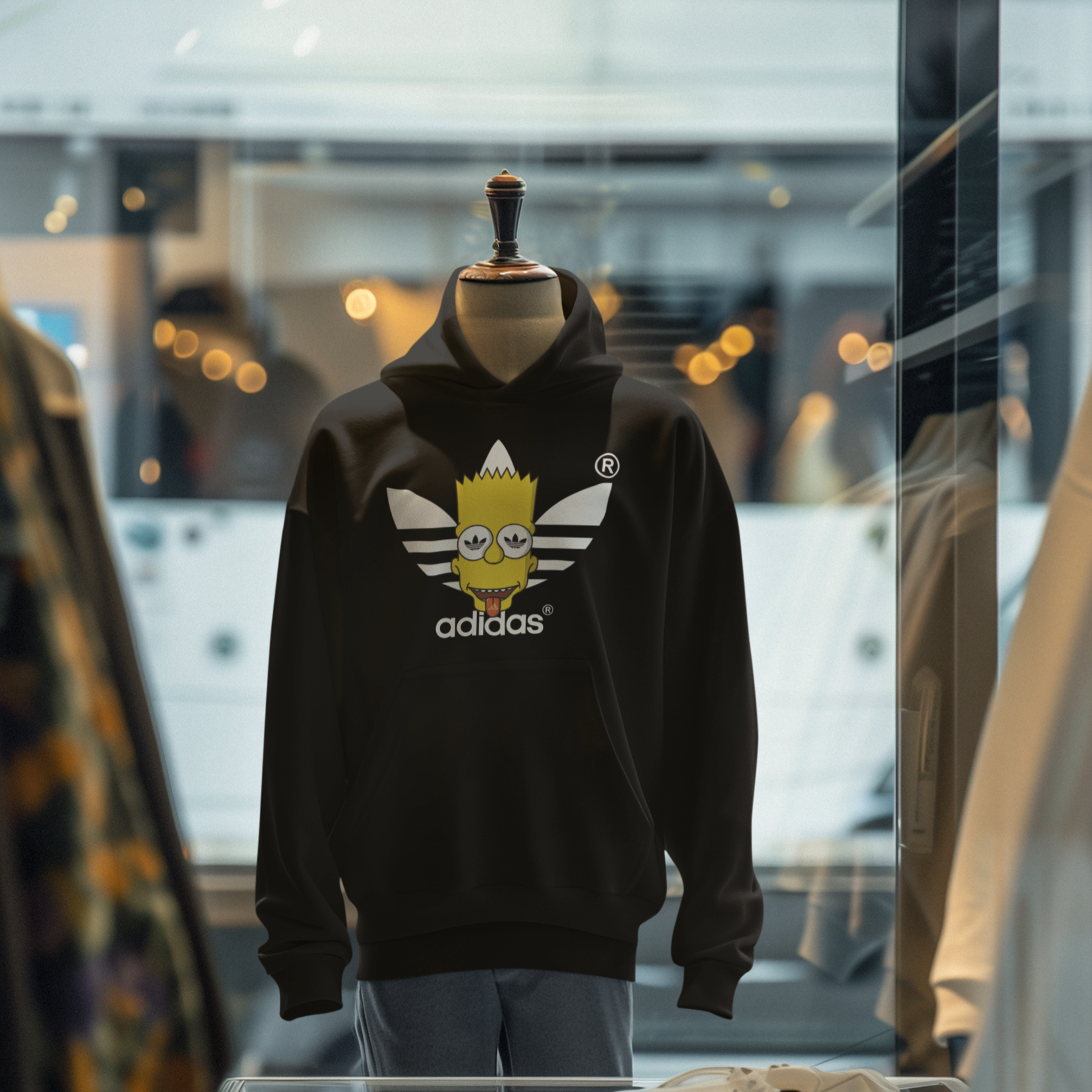 Bart LSD Hoodie (Noir)