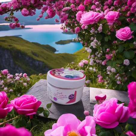 كريم مرطب بالورد