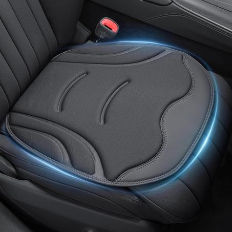 HOLDCY 2 cojines para asiento de automóvil, comodidad ergonómica, material transpirable y ajuste universal, parte inferior antideslizante para un ajuste seguro, ideal para automóviles, sillas