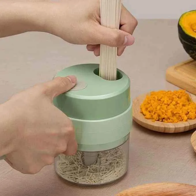 قطاعة الخضار الكهربائية المحمولة لا سلكية