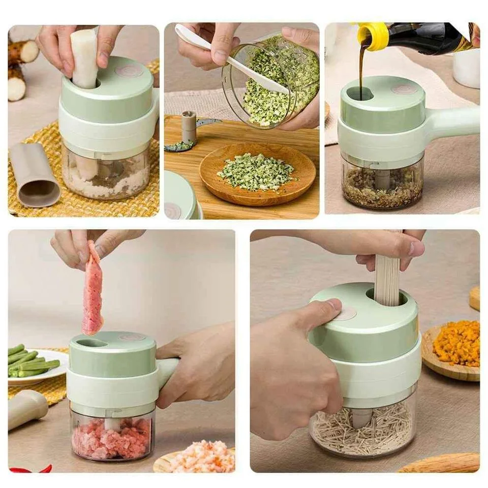 قطاعة الخضار الكهربائية المحمولة لا سلكية