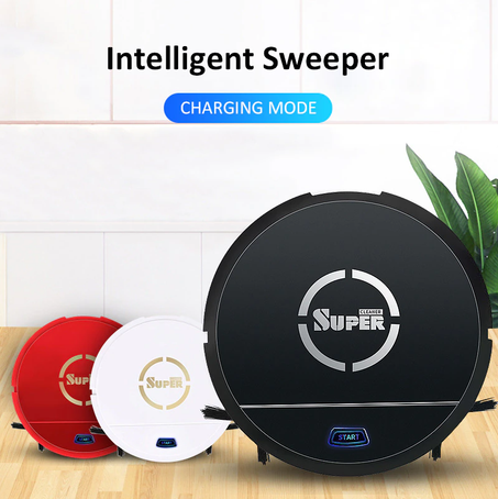 Robotic Vacuum Cleaner مكنسة كهربائية روبوتية   ذكية للكنس والغسل