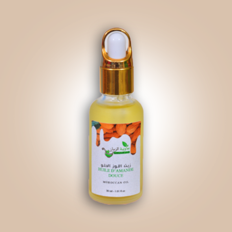 زيت اللوز الحار