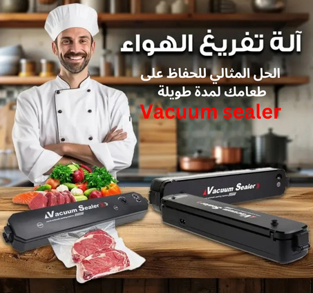 جهاز تفريغ الهواء وحفظ الطعام - أبقِ طعامك طازجا بضغطة زر