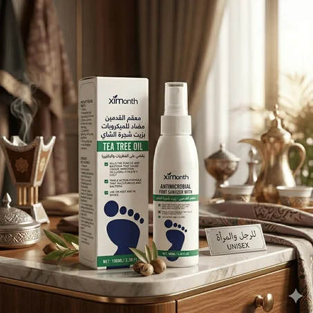 رذاذ للقدم يساعد في تخفيف الحكة و إزالة فطريات القدم و الجلد الجاف و الرائحة الكريهة