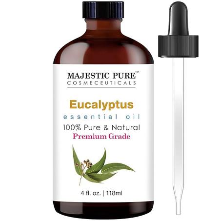 Majestic Pure - Aceite esencial de eucalipto de grado terapéutico; aceite puro y natural de calidad prémium, 4 onzas líquidas