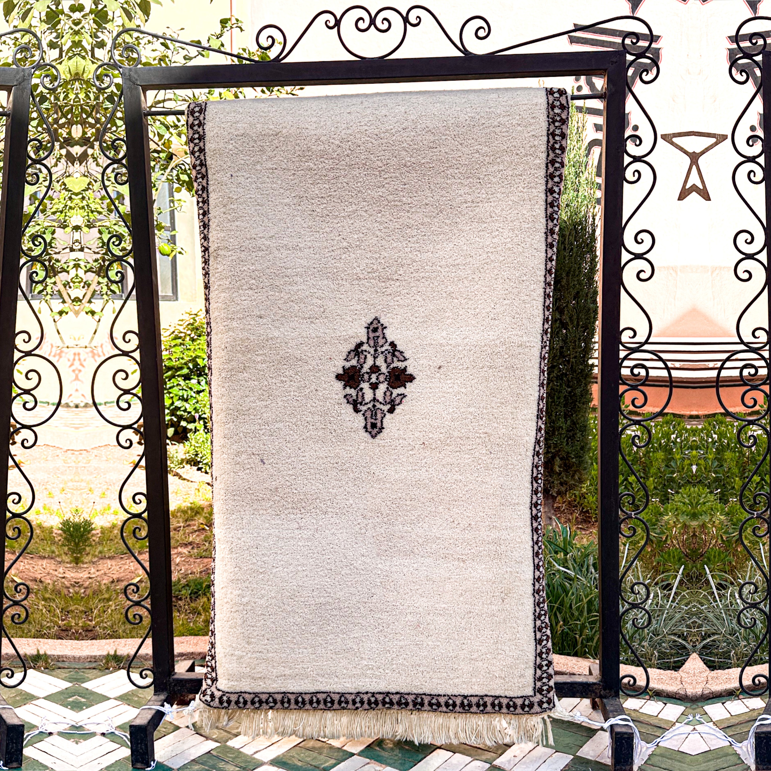 White Atlas Rug