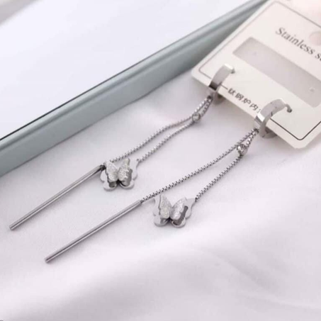 Boucle Papillon Argent