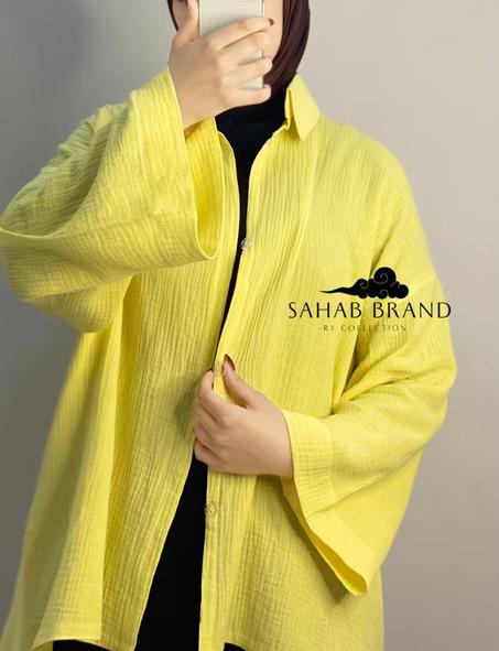 chemise jaune