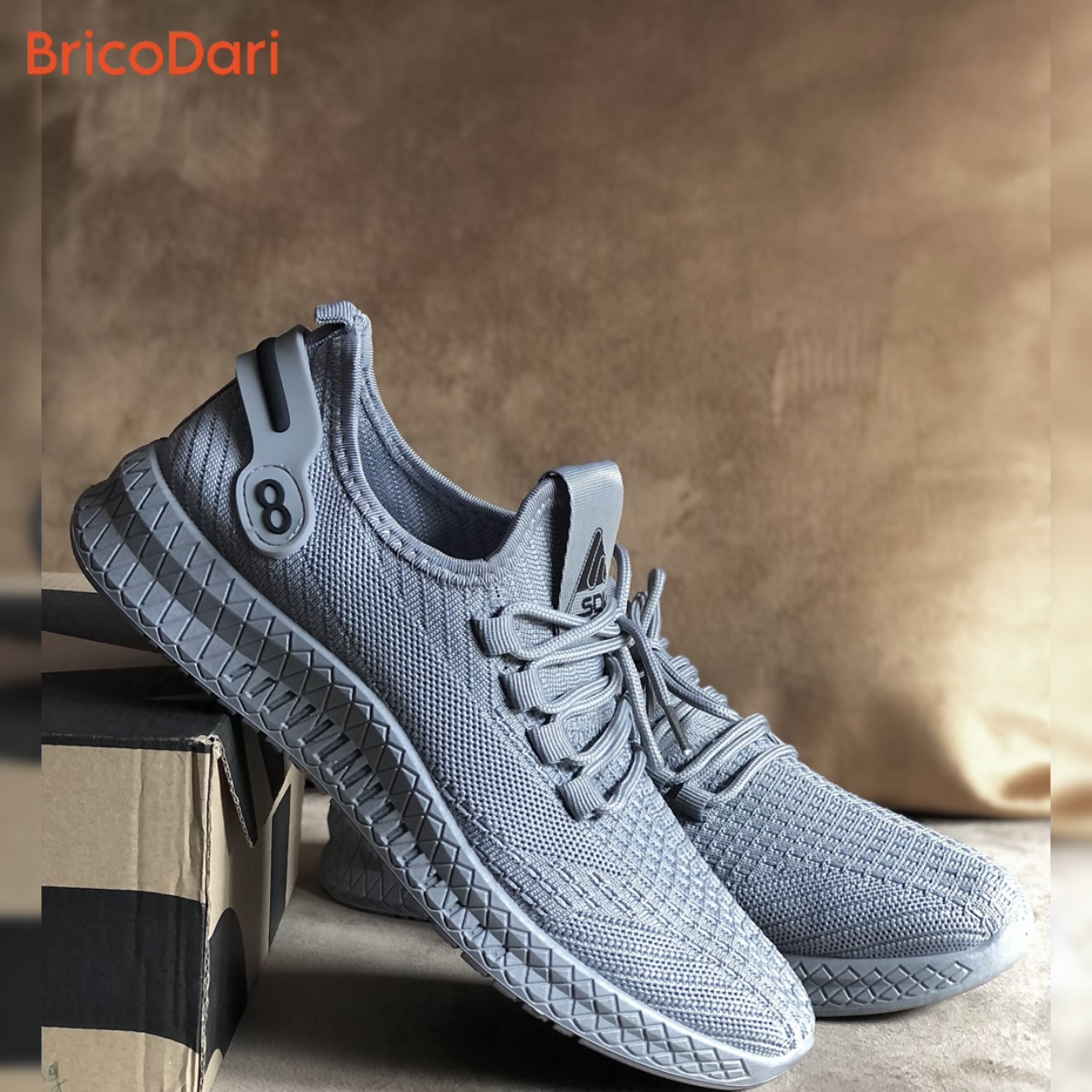 حذاء نسائي طبي “رمادي” BRICO-01