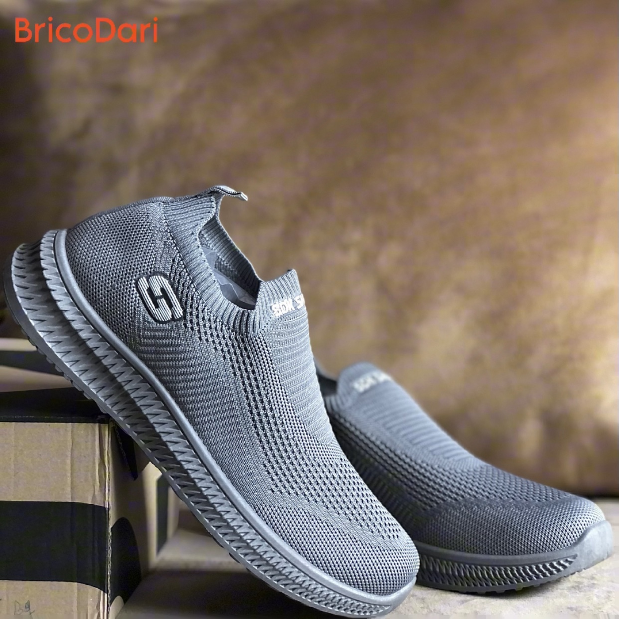 حذاء نسائي طبي "رمادي" BRICO-02