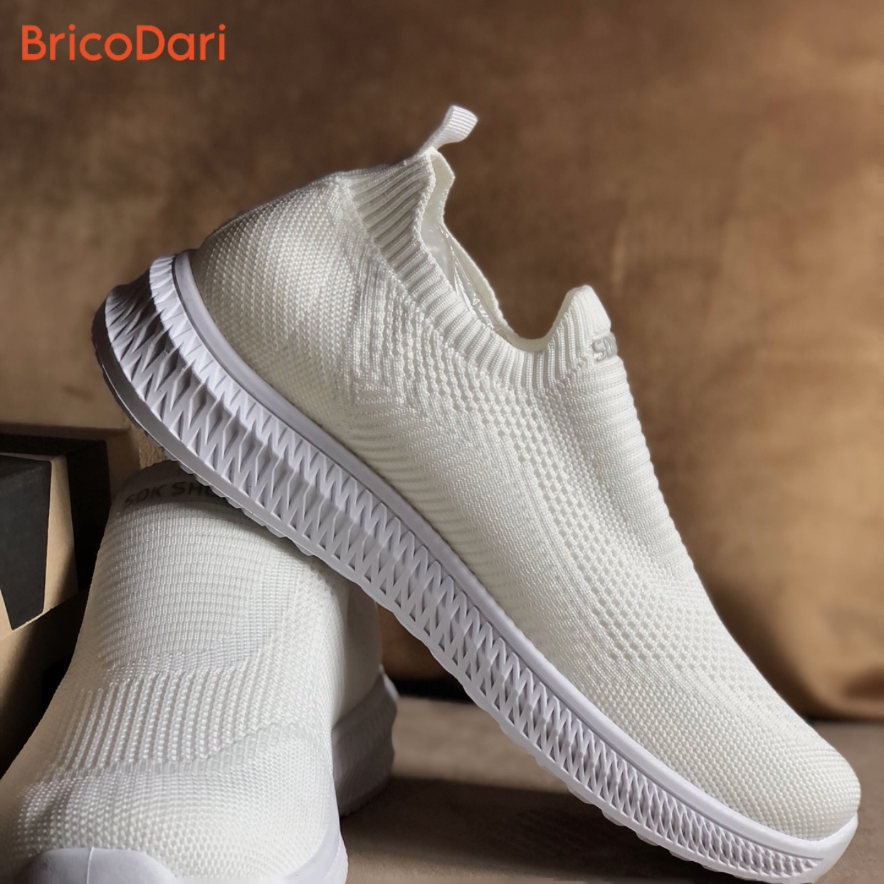 حذاء نسائي طبي "أبيض" BRICO-02