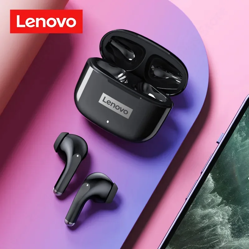 Écouteurs Sans Fil Lenovo Thinkplus LivePods LP40 Pro –   Bluetooth avec Boîtier de Charge