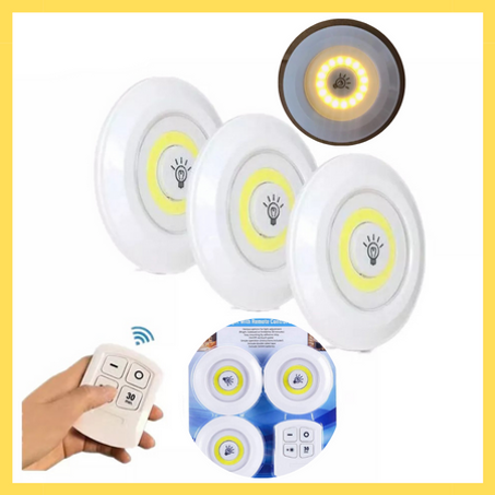 مصباح بالبطارية مع جهاز تحكم عن بعد