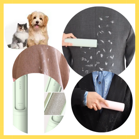 فرشاة إزالة شعر الحيوانات الأليفة 2 في 1