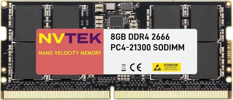 8 GB (1 x 8 GB) DDR4 2666 MHZ PC4-21300 SODIMM 2Rx8 1.2V CL19 260-PIN no ECC - Memoria para computadora portátil