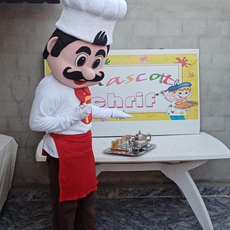 Mascotte Chef cuisinier