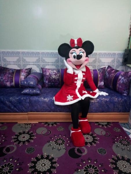 Mascotte Minnie mousse