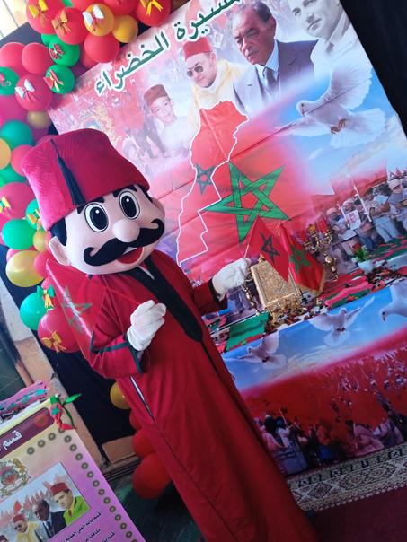 Mascotte Homme de réception