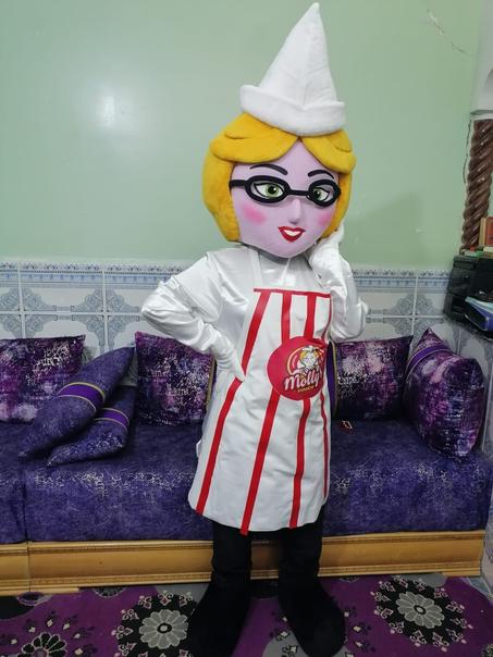 Mascotte cheffe cuisinière