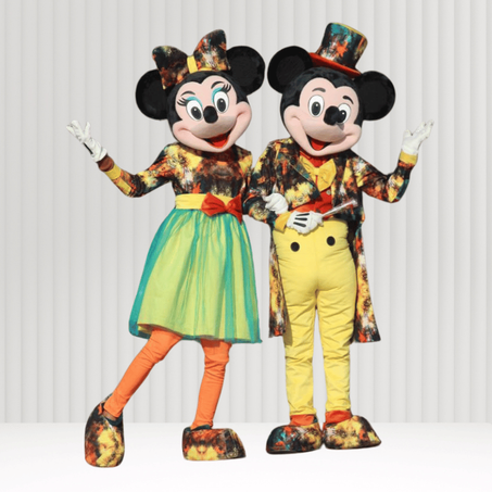 Mascotte Mickey et Minnie