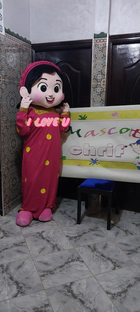 Mascotte de petite fille