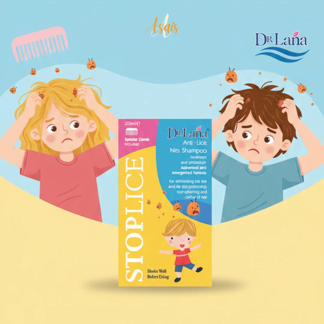 شامبو الأطفال المضاد للقمل – حماية فعّالة وعناية لطيفة من أول استخدام