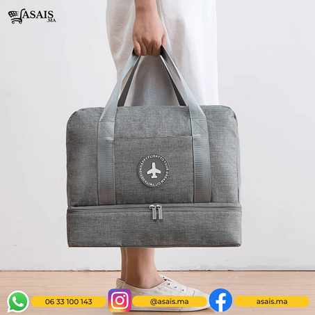 حقيبة سفر محمولة ذات سعة كبيرة و مقاومة للماء