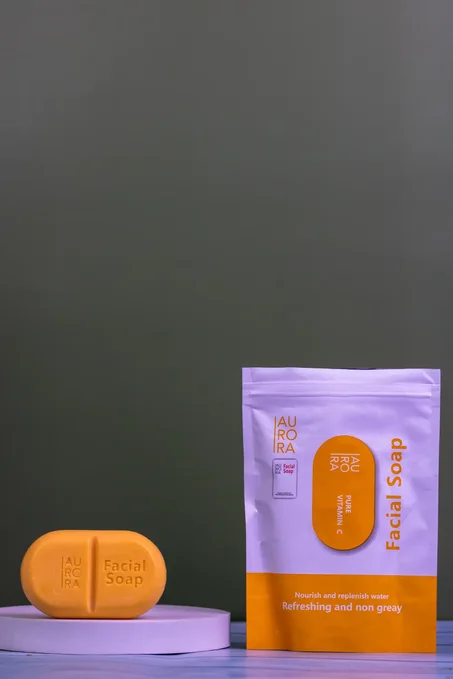 صابون الوجه مع فيتامين C ماركة*AURORA