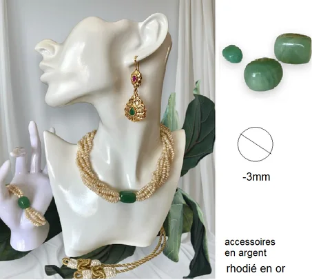 Ensemble authentique johar et aventurine
