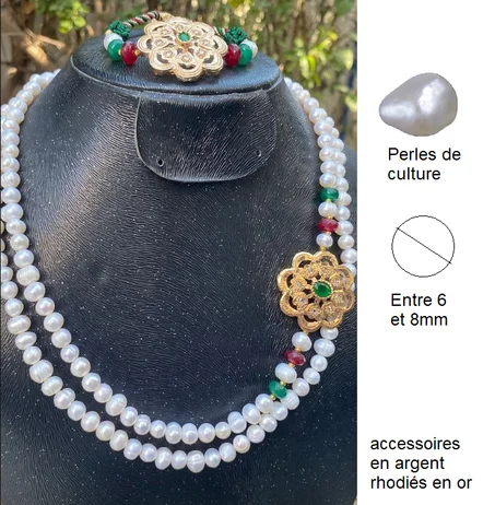 Sautoir Perles de culture