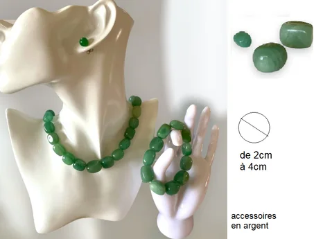 Ensemble pierres naturelles Aventurine