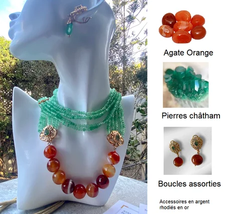 Ensemble Agate Orange