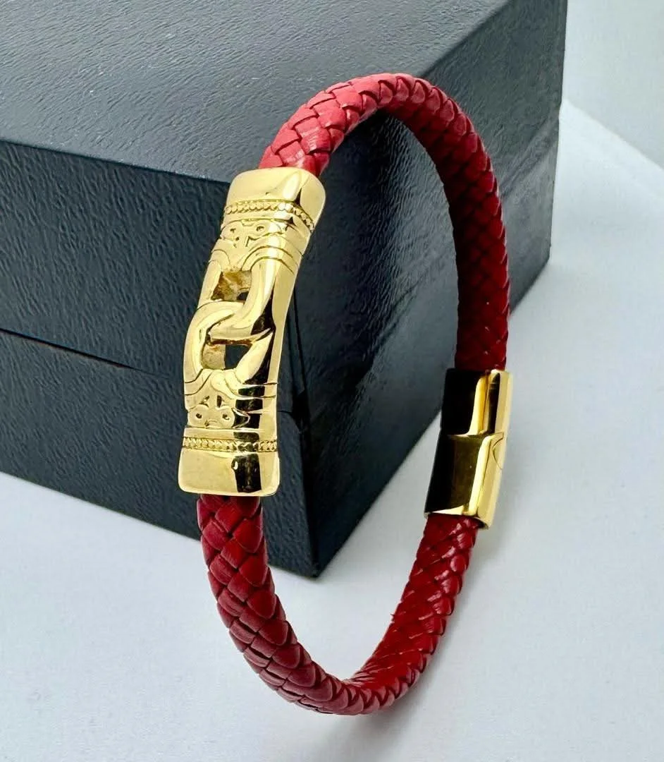Bracelets cuir exceptionnel 2 couleur