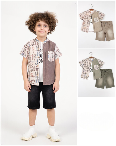 طقم أطفال كلاسيكي 3 قطع بجودة عالية