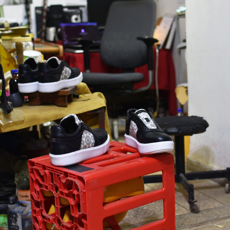 Zellige Pattern Sneakers