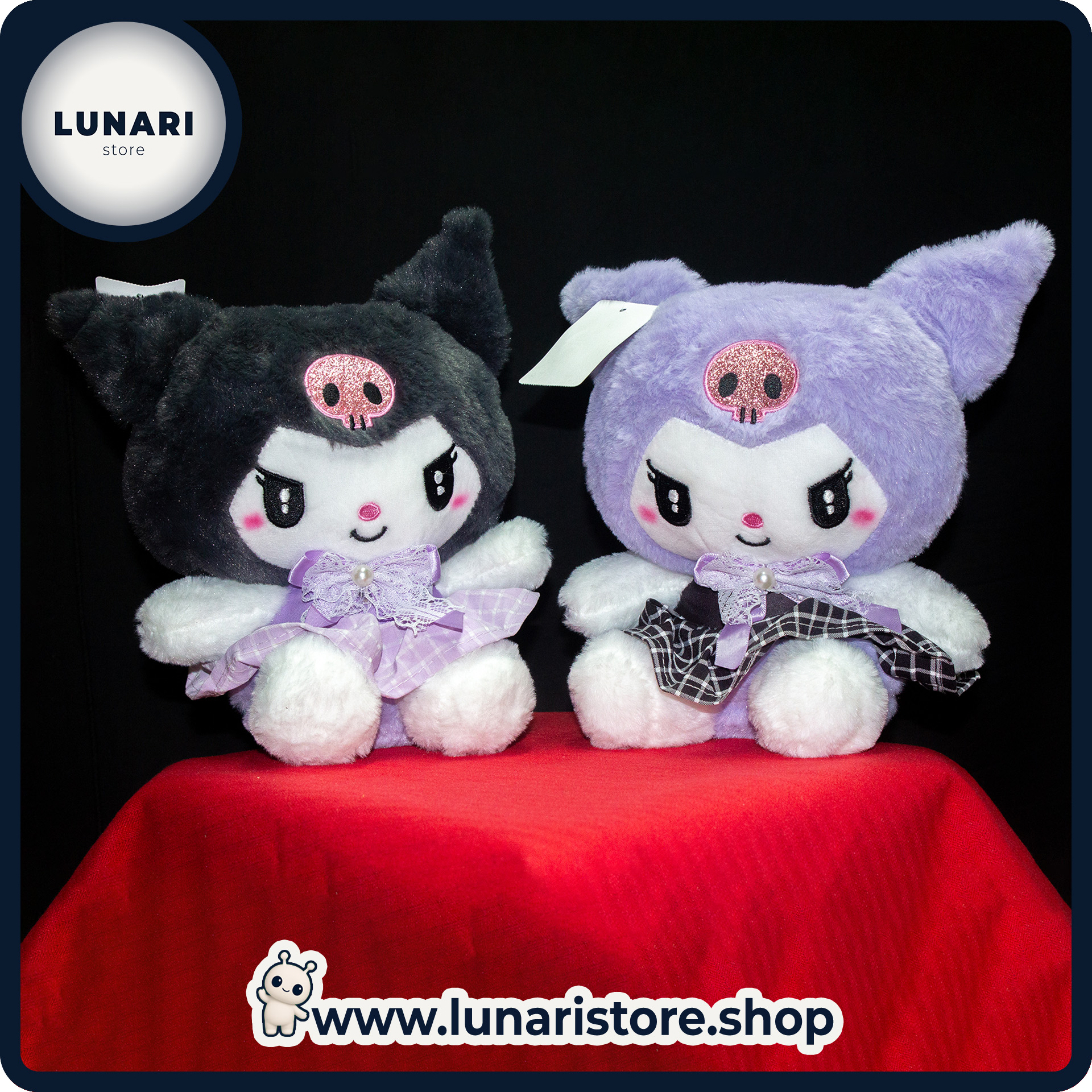 🖤 Peluche Kuromi 💜 – Douce, mignonne et adorable - Qualité premium.
